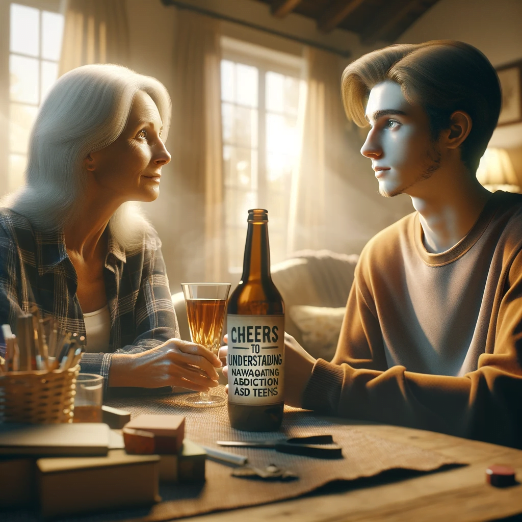 ASD teen alcohol addiction